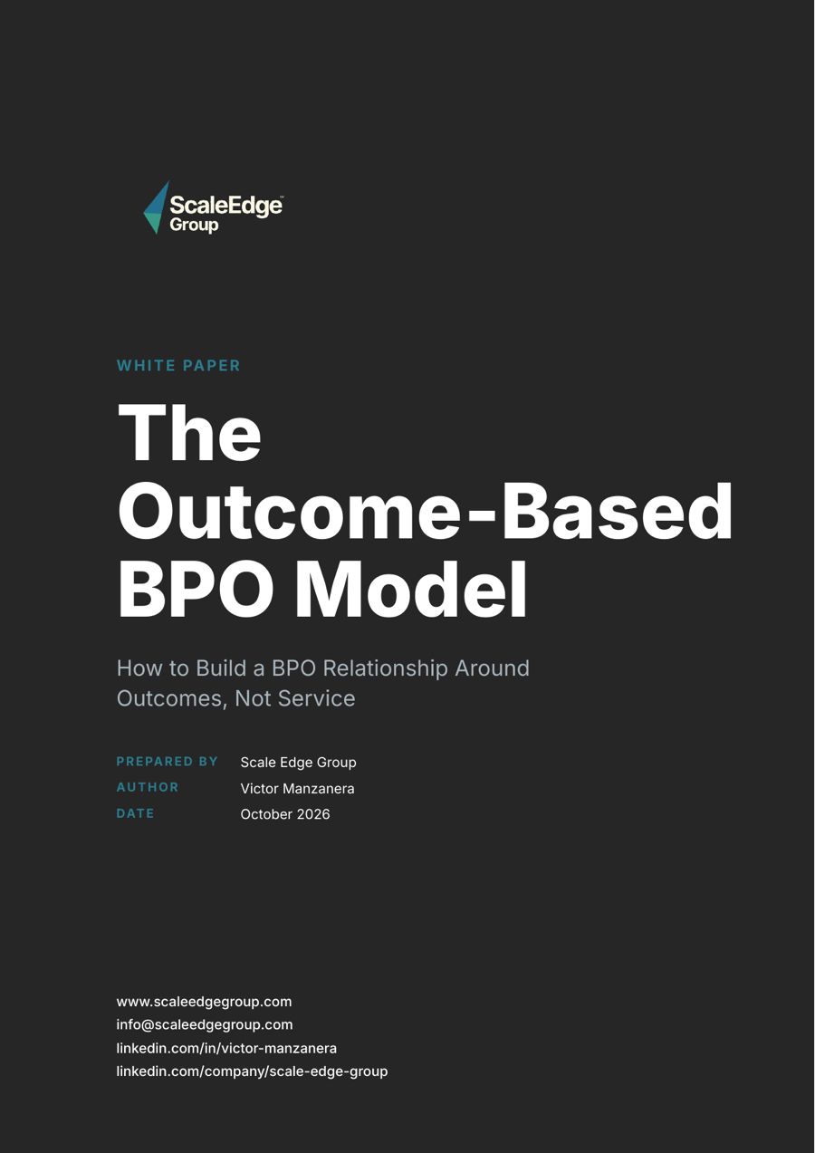 Cover of The Outcome-Based BPO Model white paper